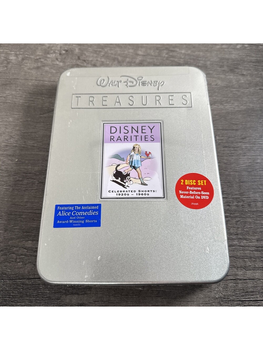 Walt Disney Treasures: Disney Rarities (2-Disc DVD Tin) Sealed